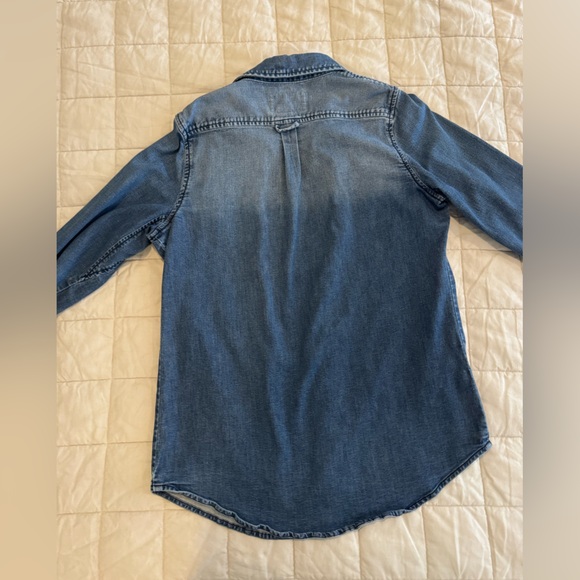 BCBGeneration - S - Blue Denim Button Down Shirt Jacket - Picture 4 of 6